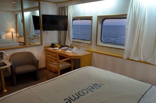 The reverse view from the bed, facing forward and starboard. Photo © 2014 Aaron Saunders