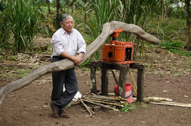 Our Ecuadorian host and owner of El Trapiche...Photo © 2014 Aaron Saunders
