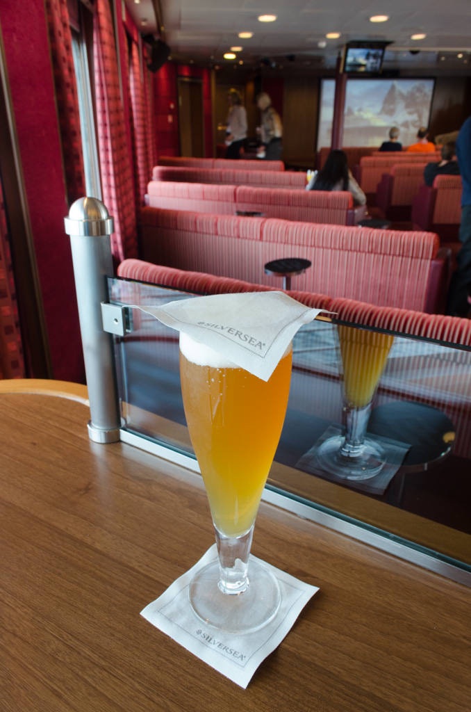My daily Expedition Briefing Beer: already waiting for me when I stepped into The Theatre. Photo © 2015 Aaron Saunders