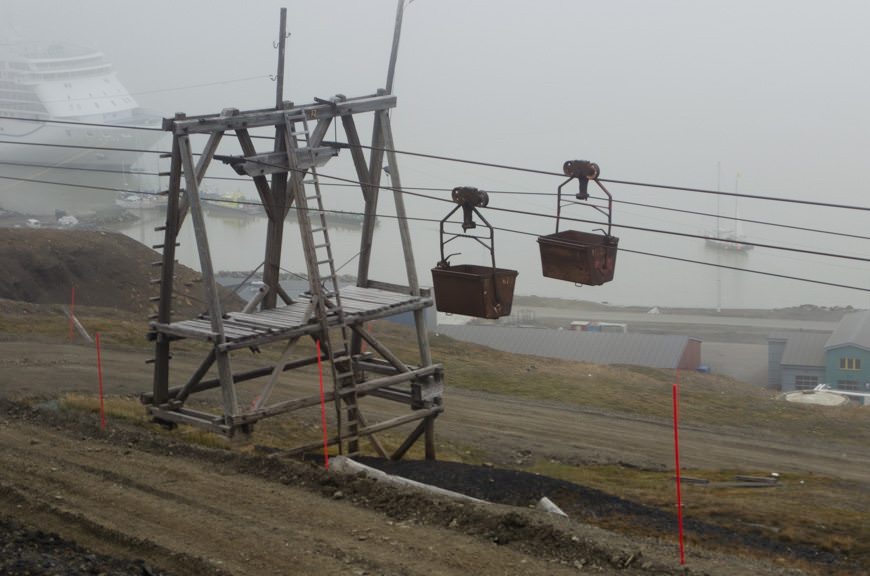 Longyearbyen used to be a big mining town...Photo © 2015 Aaron Saunders