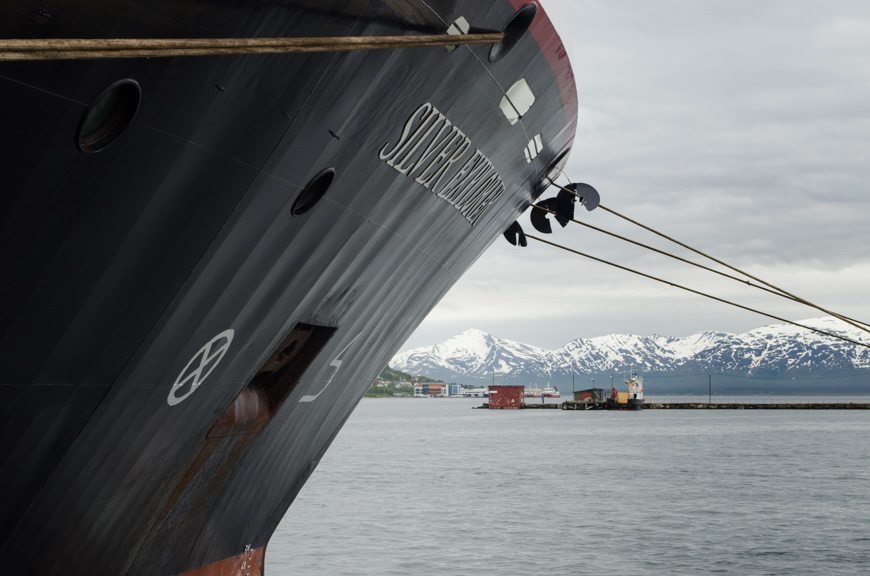 Silver Explorer prepares to pull in her lines...Photo © 2015 Aaron Saunders