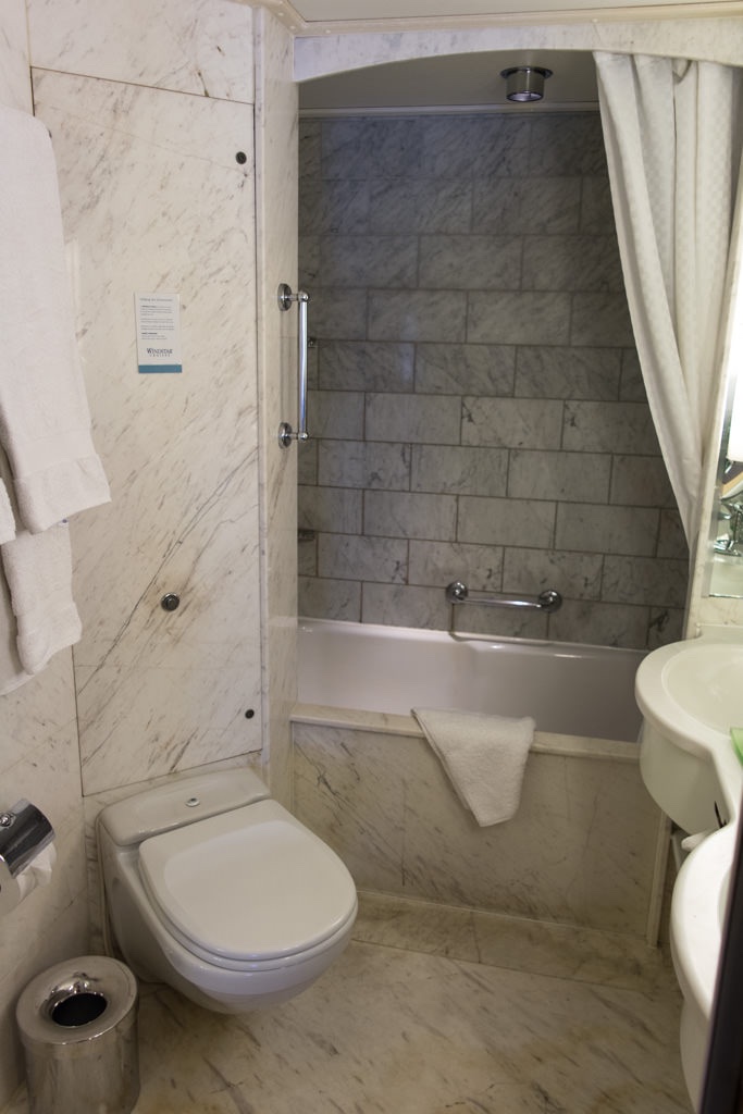 Star Breeze features marble baths in all of her accommodations. Photo © 2016 Aaron Saunders