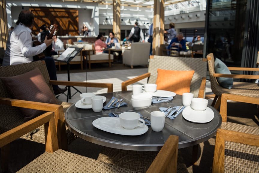 ...for one of the best High Tea services at sea. Photo © 2016 Aaron Saunders